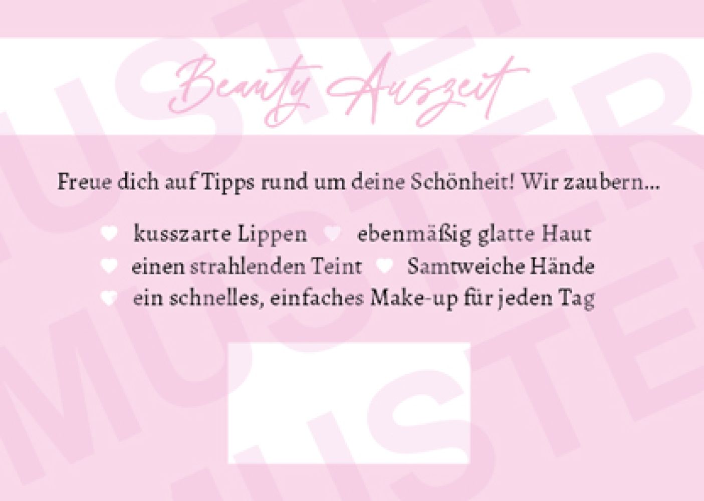 Auszeit Gutschein Pretty Printing