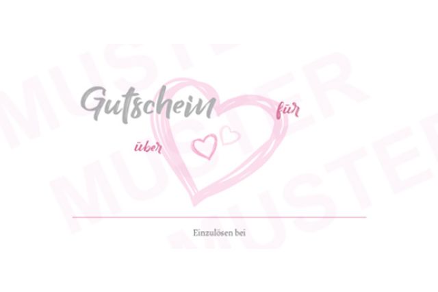 Gutscheine Herzen