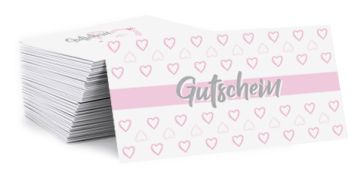 Gutscheine Herzen